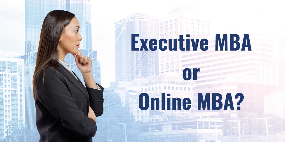 executive mba vs online mba