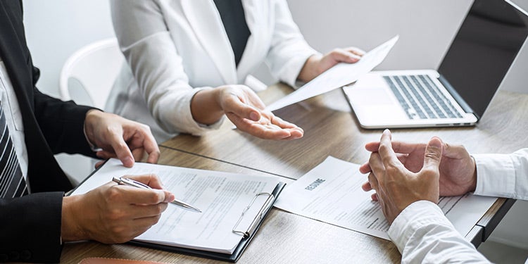 business people in a meeting